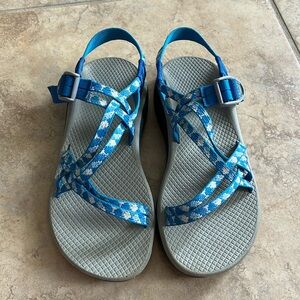 Chaco Z1/X Dual Strap Cloud Sandal - Patch Blues Sz 8